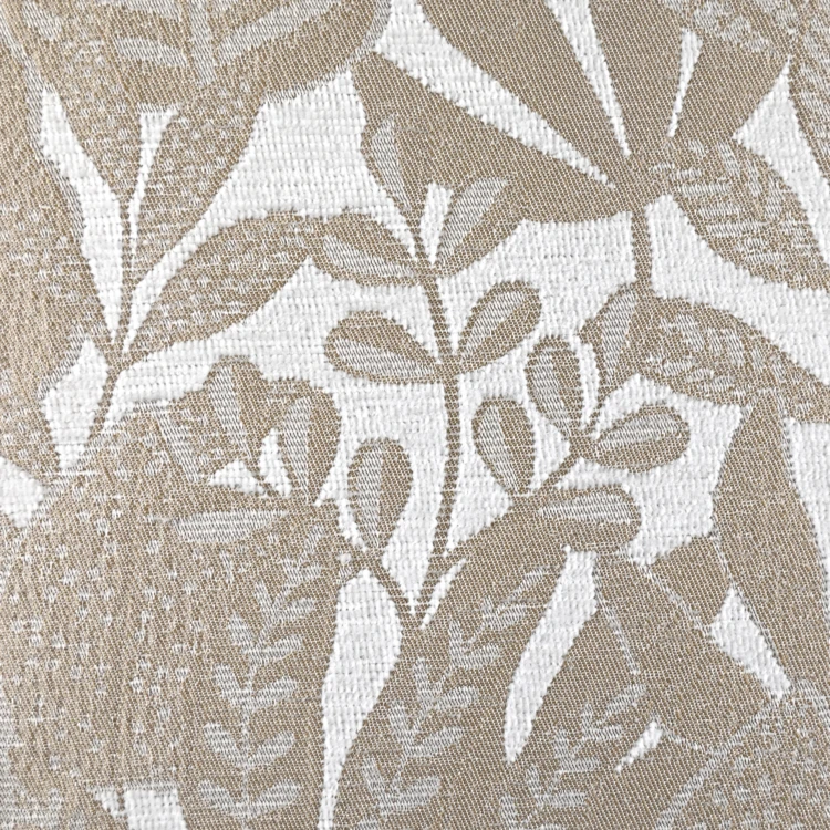 Jacquard-Vorhang aus Chenille mit Blättermuster dämpfend