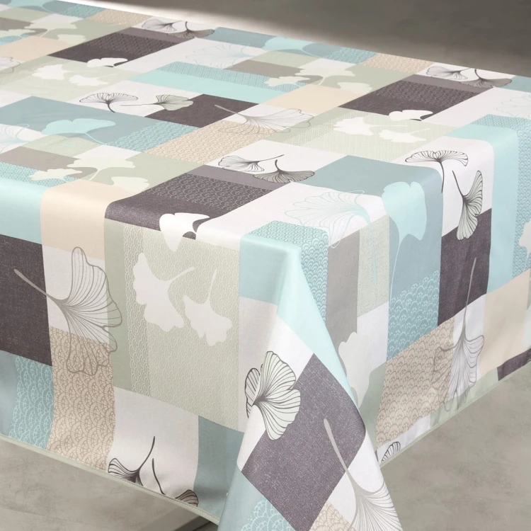 Anti-Flecken-Tischdecke mit Ginkgo-Blumenmuster