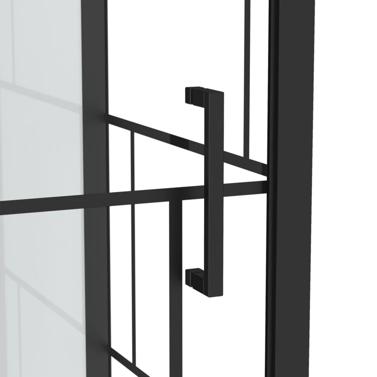 Cabine de douche rectangulaire portes coulissantes graphique