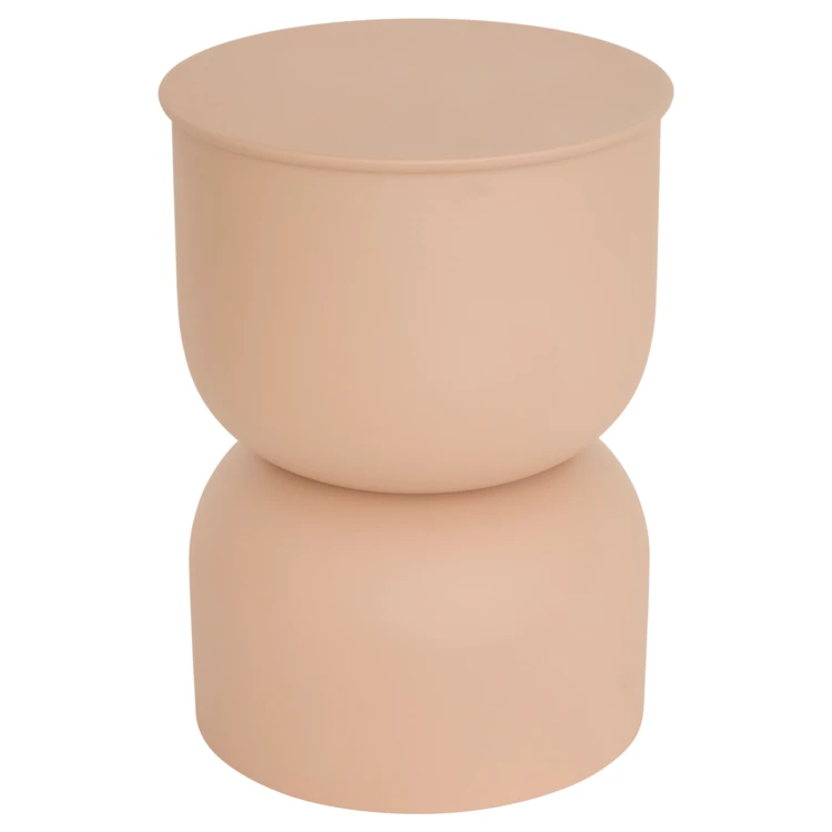 Table café en acier design totem