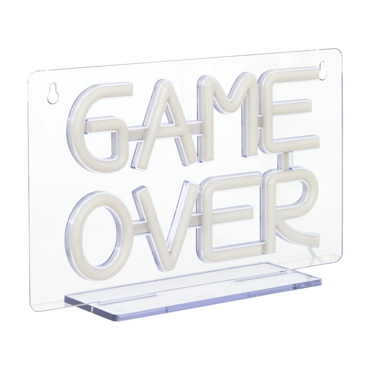 Néon LED Game Over à poser