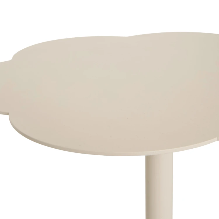 Table d’appoint ronde forme fleur