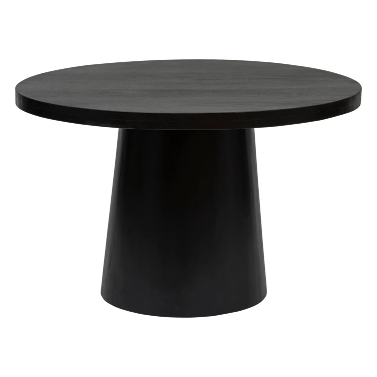 Table à manger ronde en manguier massif
