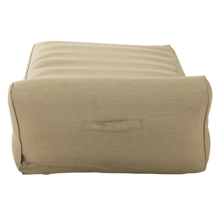Matelas bain de soleil gonflable avec pompe