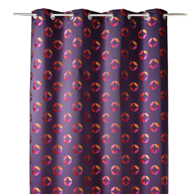 Jacquard-Lichtvorhang mit Rosettenmuster