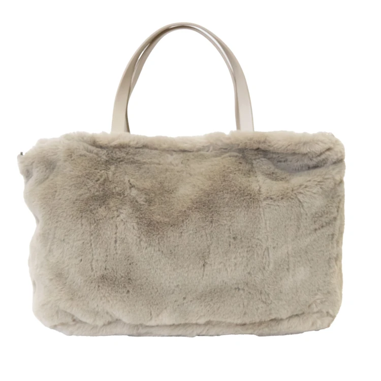 Bolso de piel sintética con asa y correa desmontable