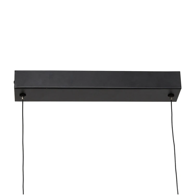 Suspensão LED com design ondulado em alumínio