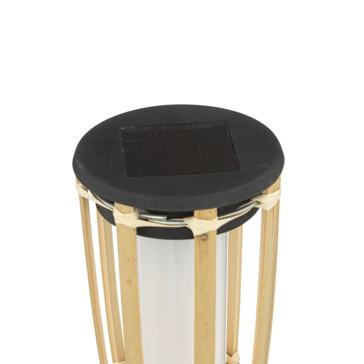 Torche solaire bambou