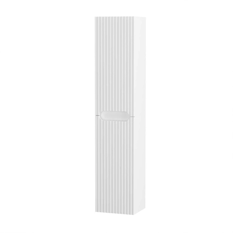 Colonne de salle de bains suspendue texturée et 2 portes