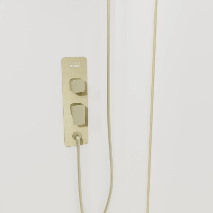 Cabine de douche rectangulaire avec receveur bas et porte coulissante