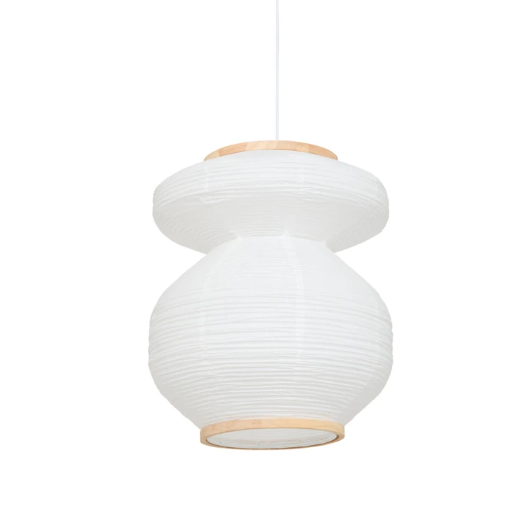 Luminária suspensa em papel escultural