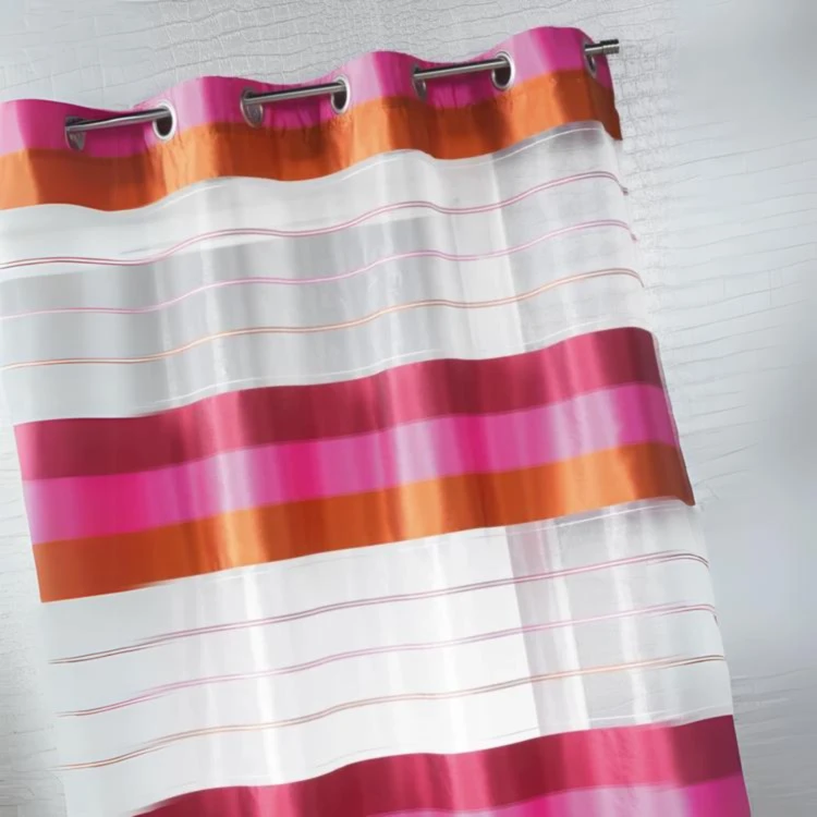Fertigvorhang Organza Querstreifen