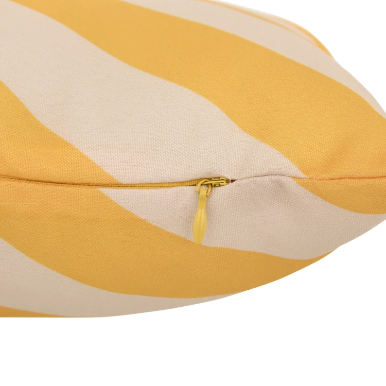 Coussin extérieur rayé "L'été"