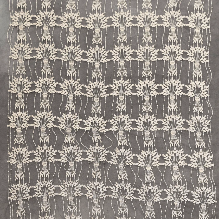 Modulable en macramé à motif bouquet