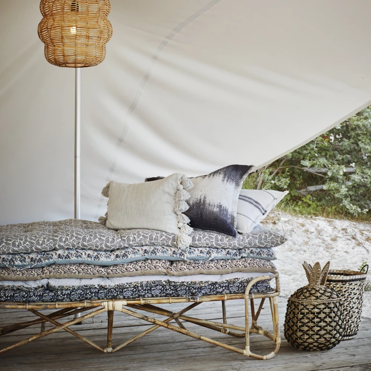 Housse de coussin 100% coton rustique MADAM STOLTZ
