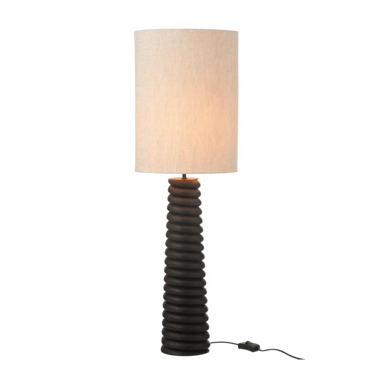 Tischlampe Stoffschirm
