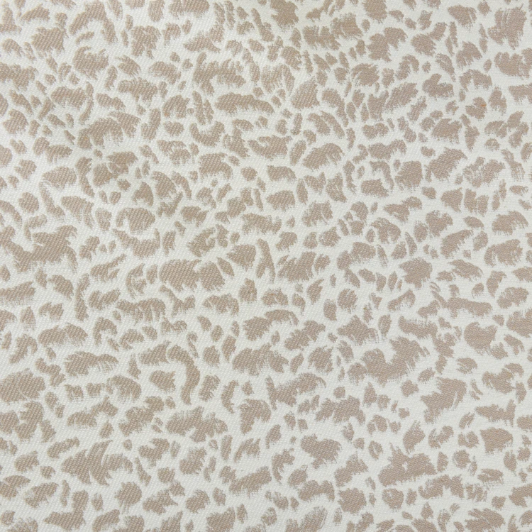 Rideau jacquard abstrait texturé à oeillets