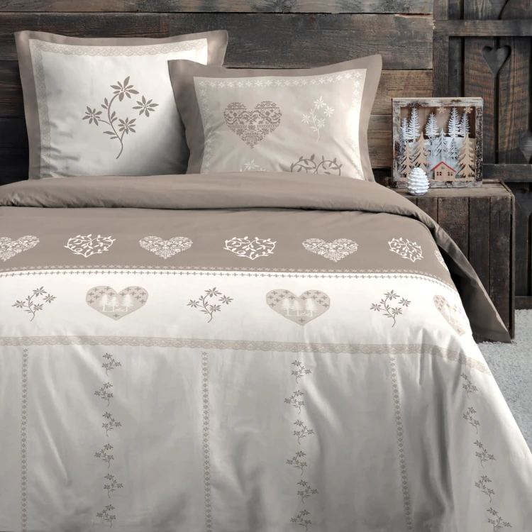 Warm beddengoed in bergstijl