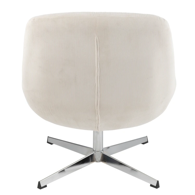 Chaise lounge effet velours texturé