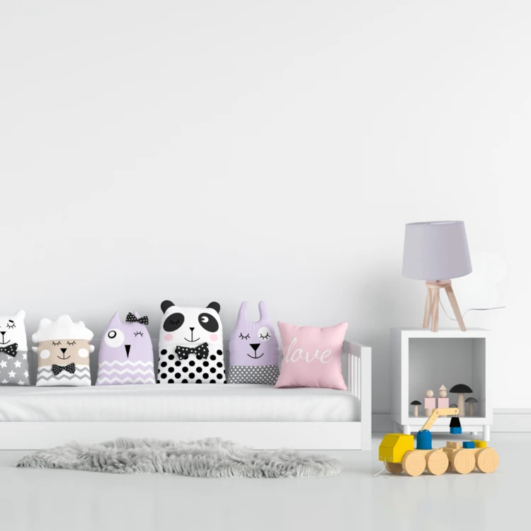 Houten driepootlamp
