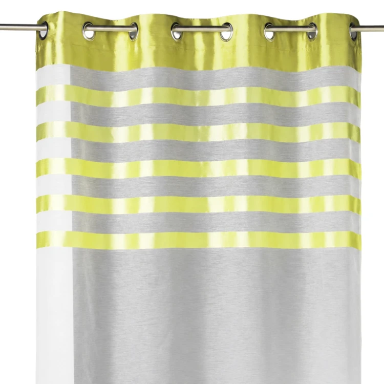 Fio transparente com face em risca de cetim
