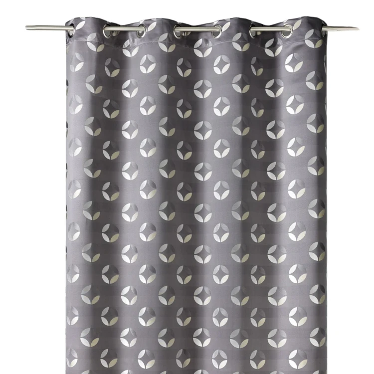 Jacquard-Lichtvorhang mit Rosettenmuster