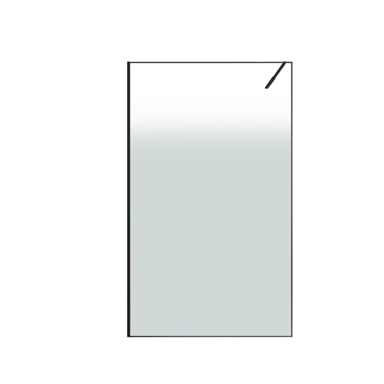 Paroi de douche en verre trempé effet brume