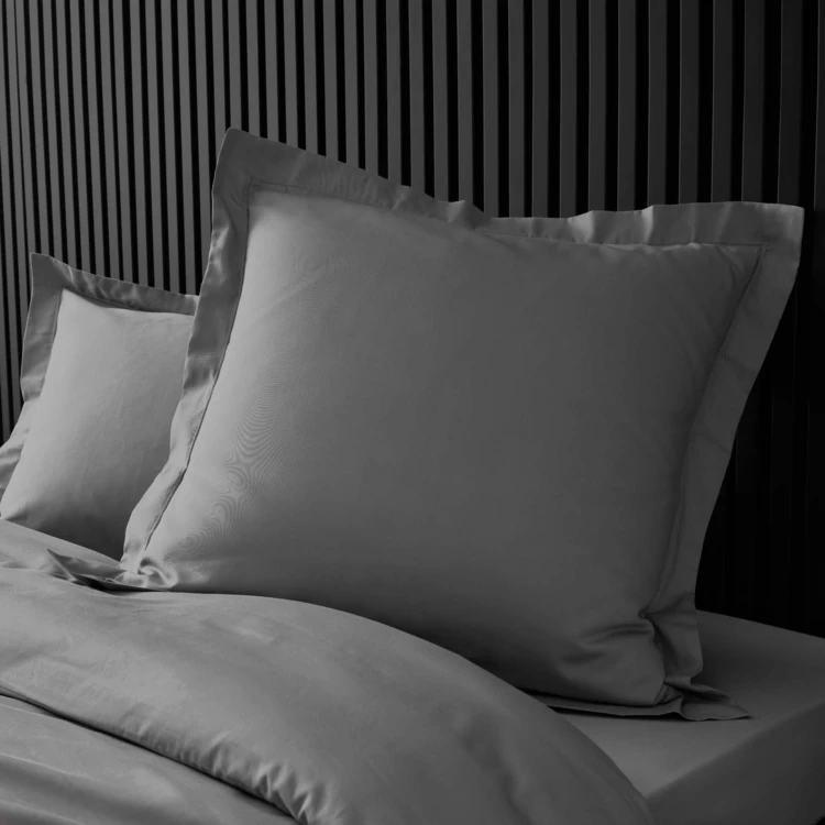 Taie d'oreiller volant plat 100% percale de coton ORIGINE