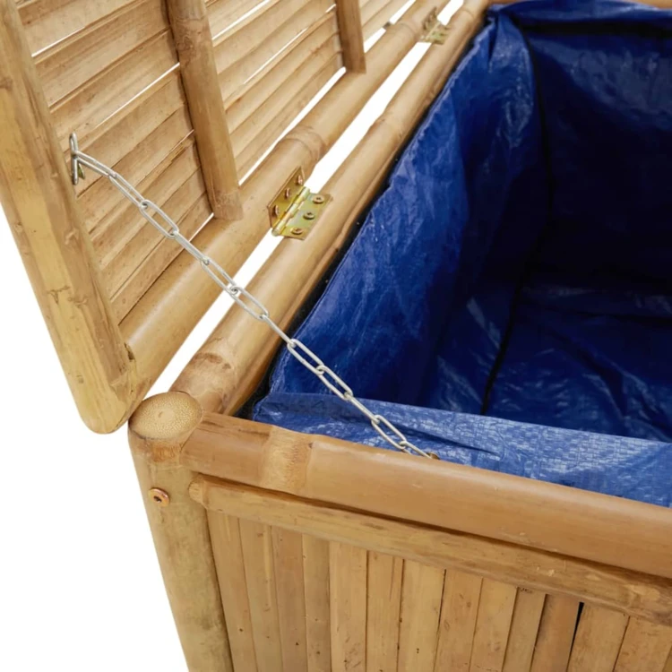Coffre de rangement de jardin en bambou