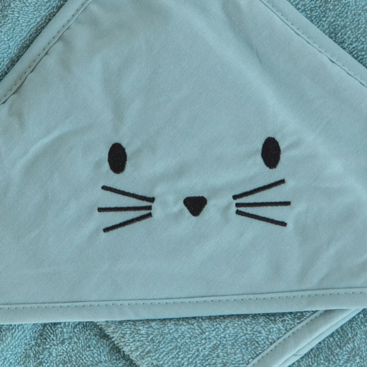 Conjunto de banho e luvas para coelhos