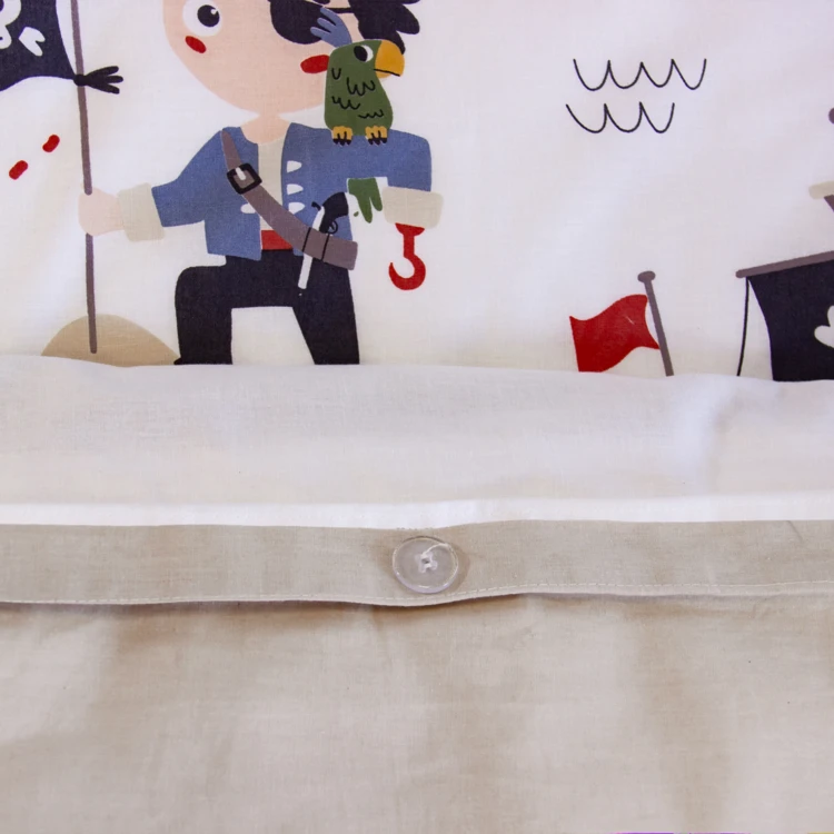 Juego de cama infantil reversible piratas / indios