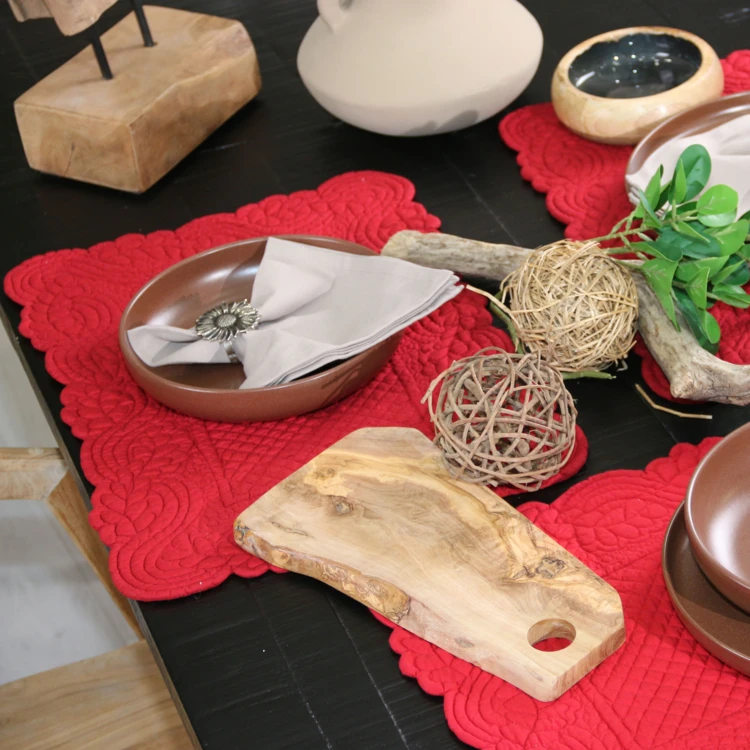 Set de table morphée coton matelassé