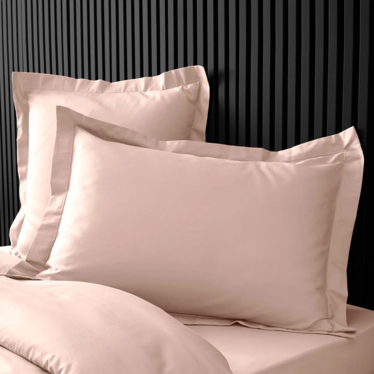 Taie d'oreiller volant plat 100% percale de coton ORIGINE