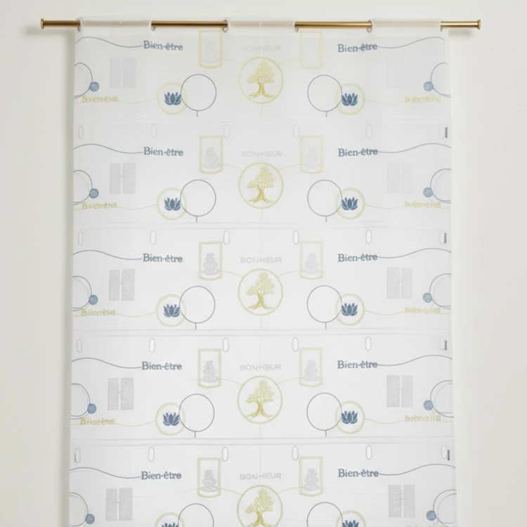 Modulable léger brodé esprit zen