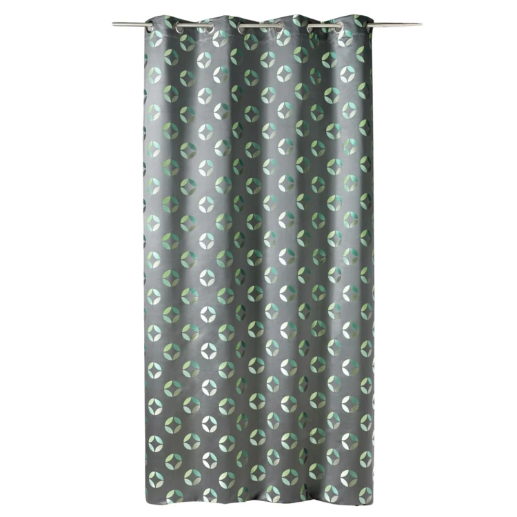 Jacquard-Lichtvorhang mit Rosettenmuster