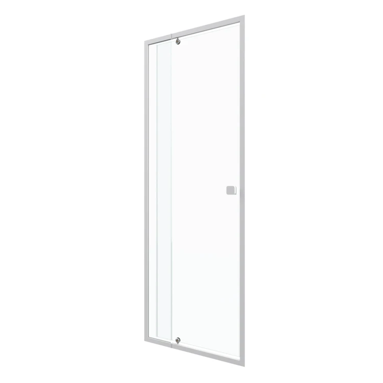 Porte de douche pivotante en verre trempé
