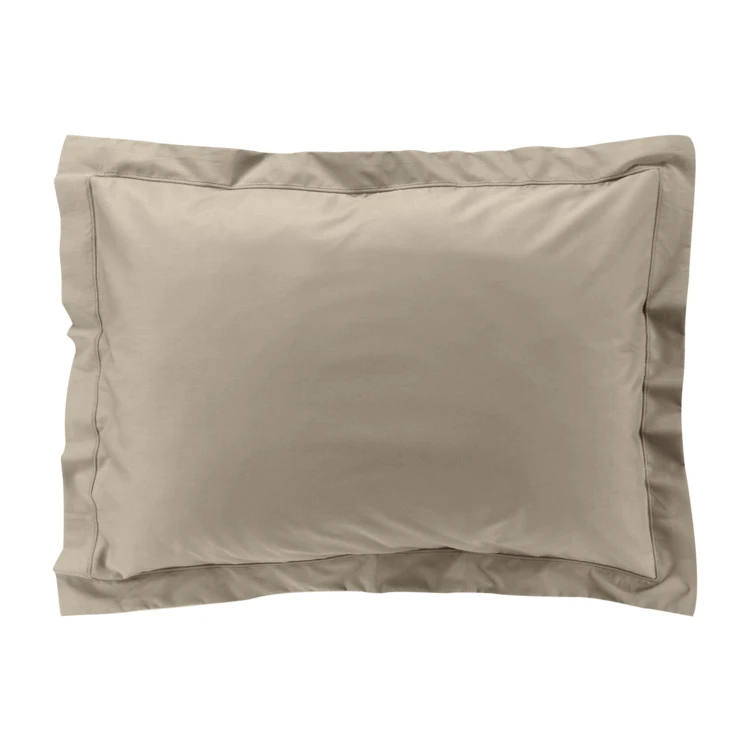Taie d'oreiller volant plat 100% percale de coton ORIGINE