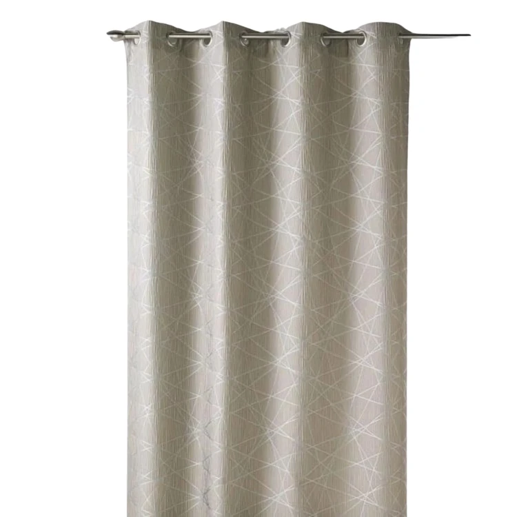 Jacquard-Lichtvorhang mit geometrischen Mustern
