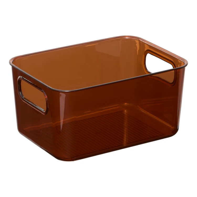 Contenitore con coperchio in PET e legno