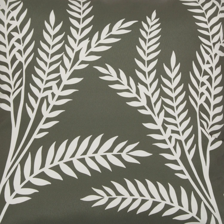 Capa de almofada para exterior com padrão vegetal