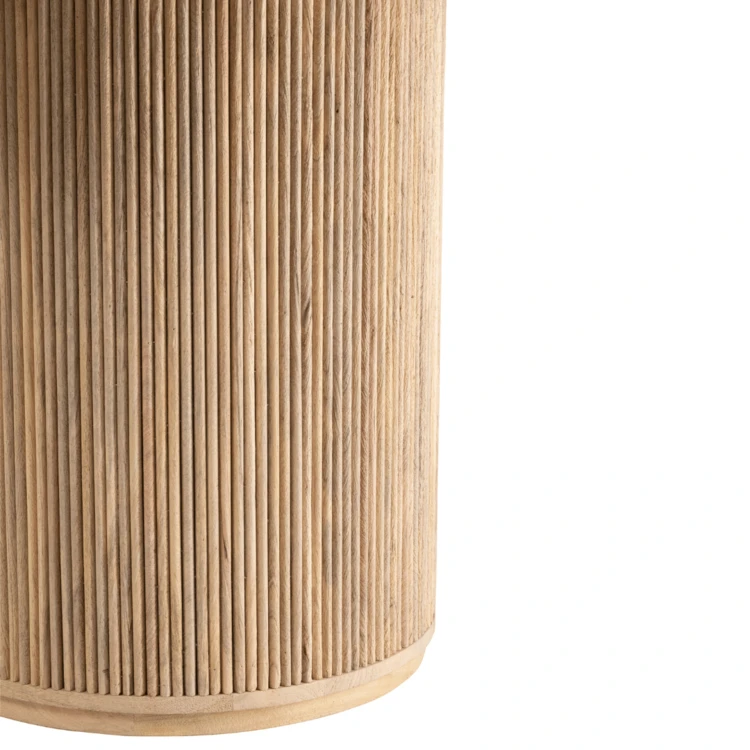Mesa de madera de mango natural J-Line