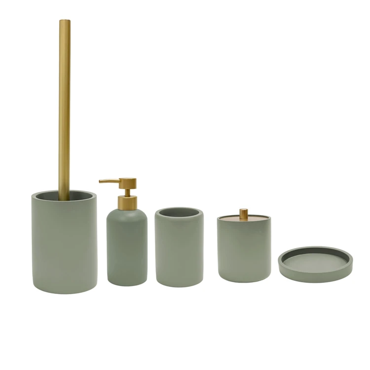 Zeepdispenser van polyresin met pomp