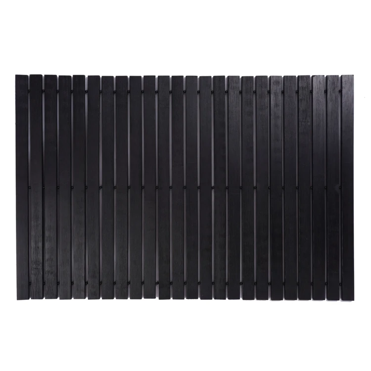 Tapis de douche caillebotis en bambou