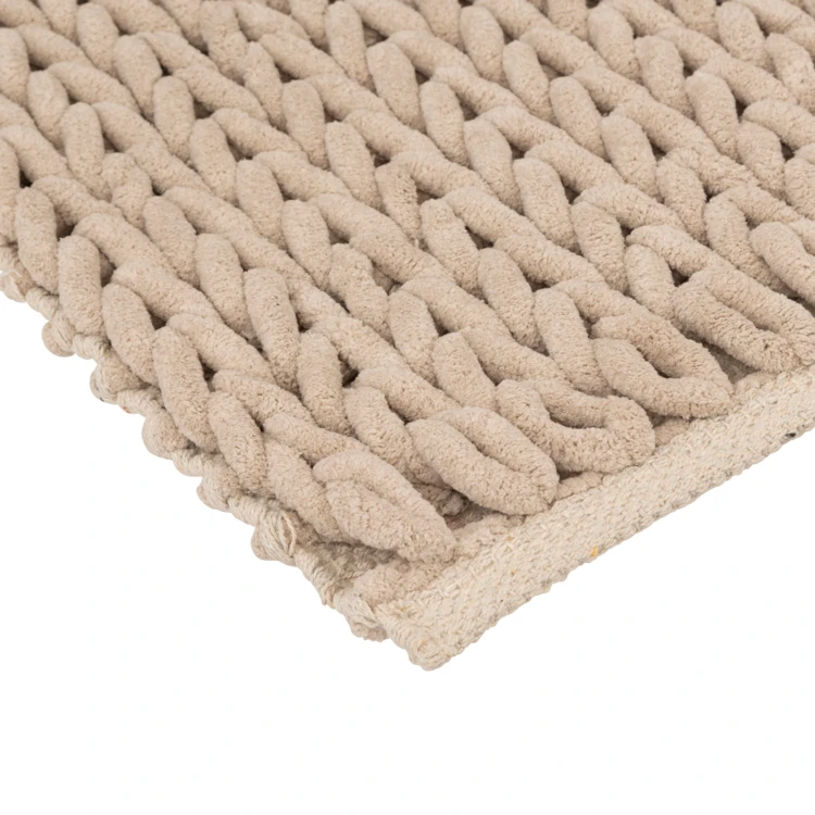 Tapis de bain tressé épais