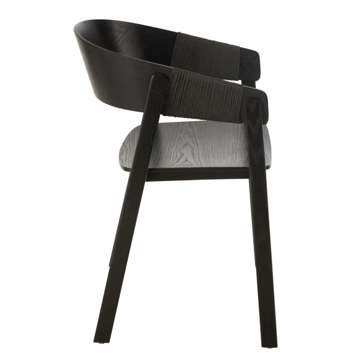 Silla de comedor de madera de fresno