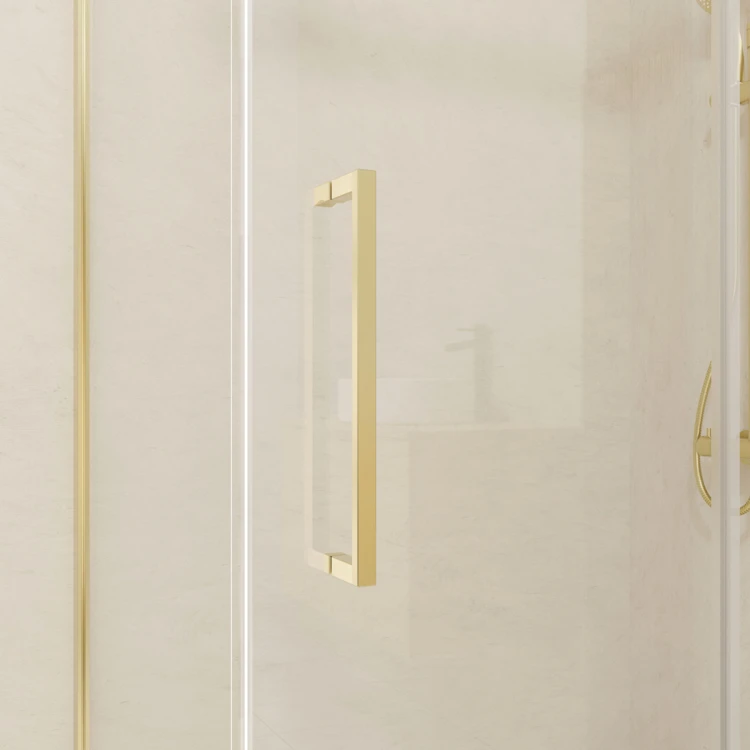Porte de douche coulissante en verre trempé