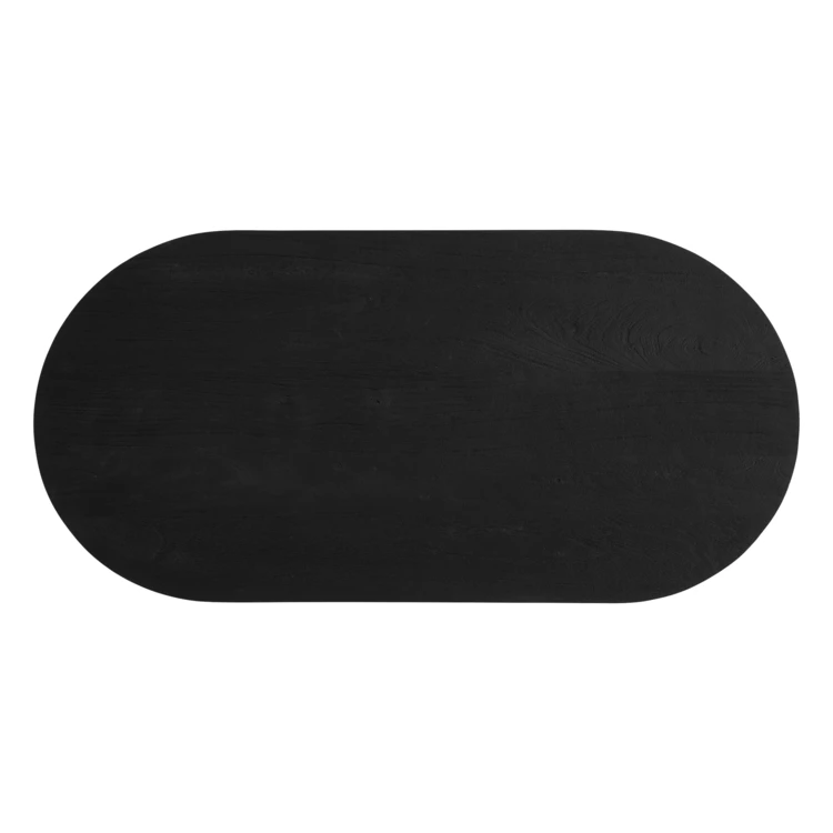 Table basse en manguier avec finition texturée