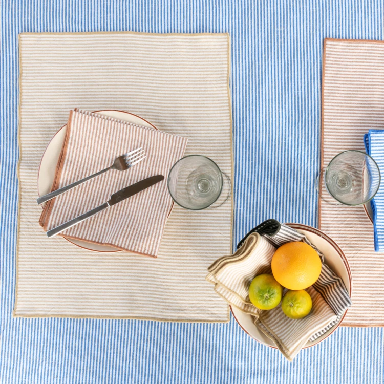 Set de table enduit vichy