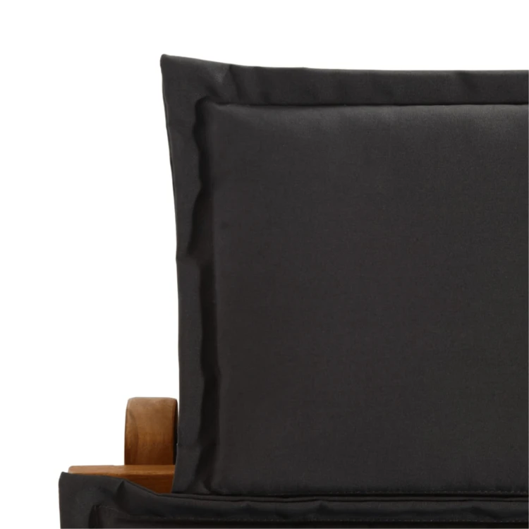 Chaise longue avec coussin bois d'Acacia