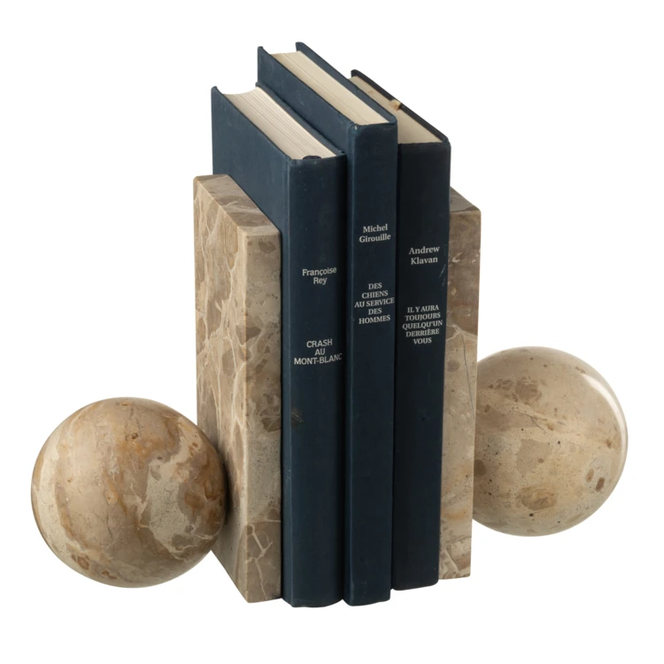 Serre-livres en pierre